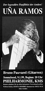 Affiche concert Berlin 1999